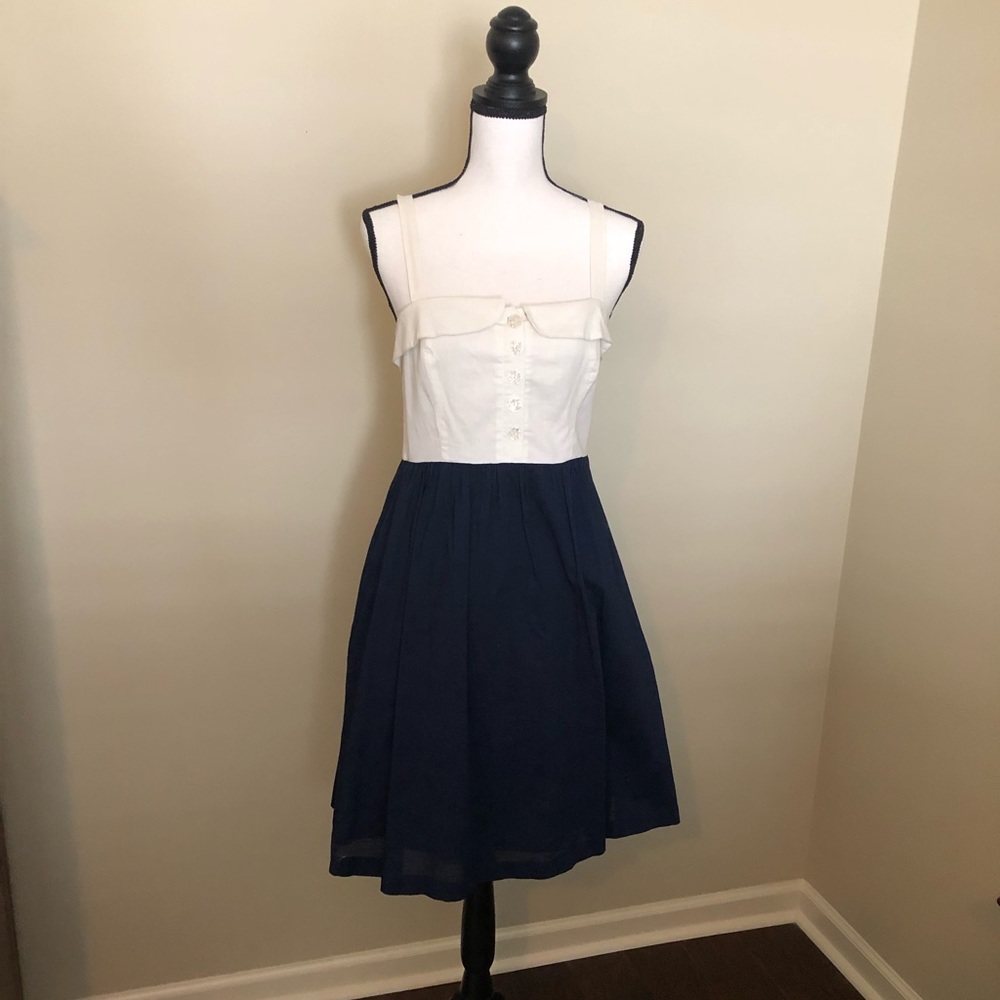 Anthropologie/Maeve Linen A-Line Dress